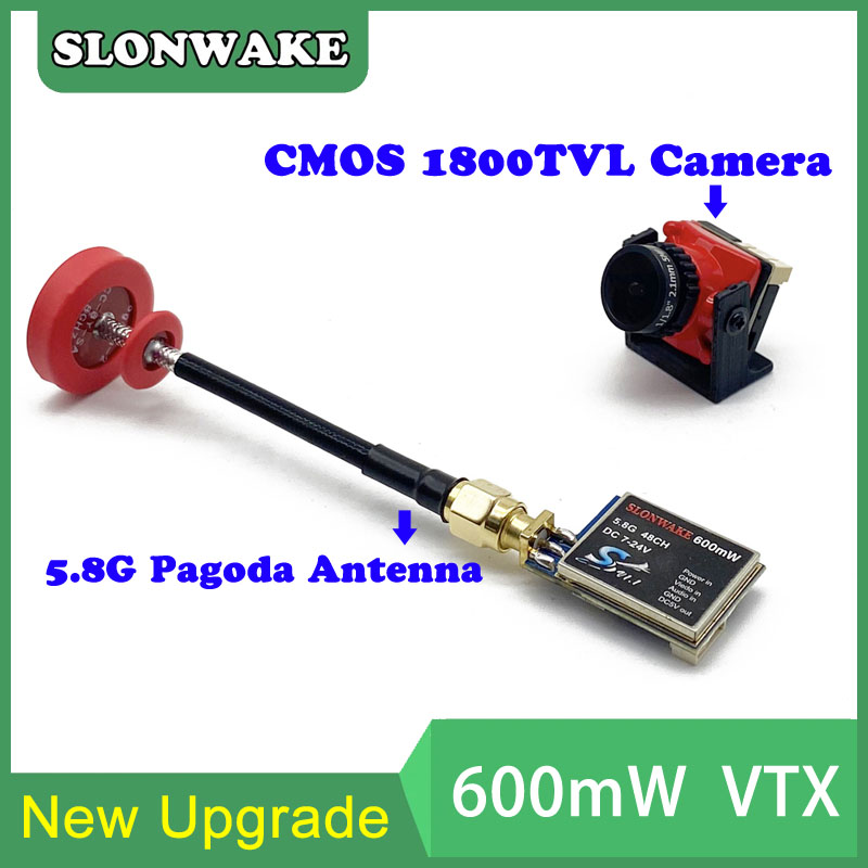 5.8g 48ch 600mw ajustável VTX- - Fpv Drone Camera avaliação e preço