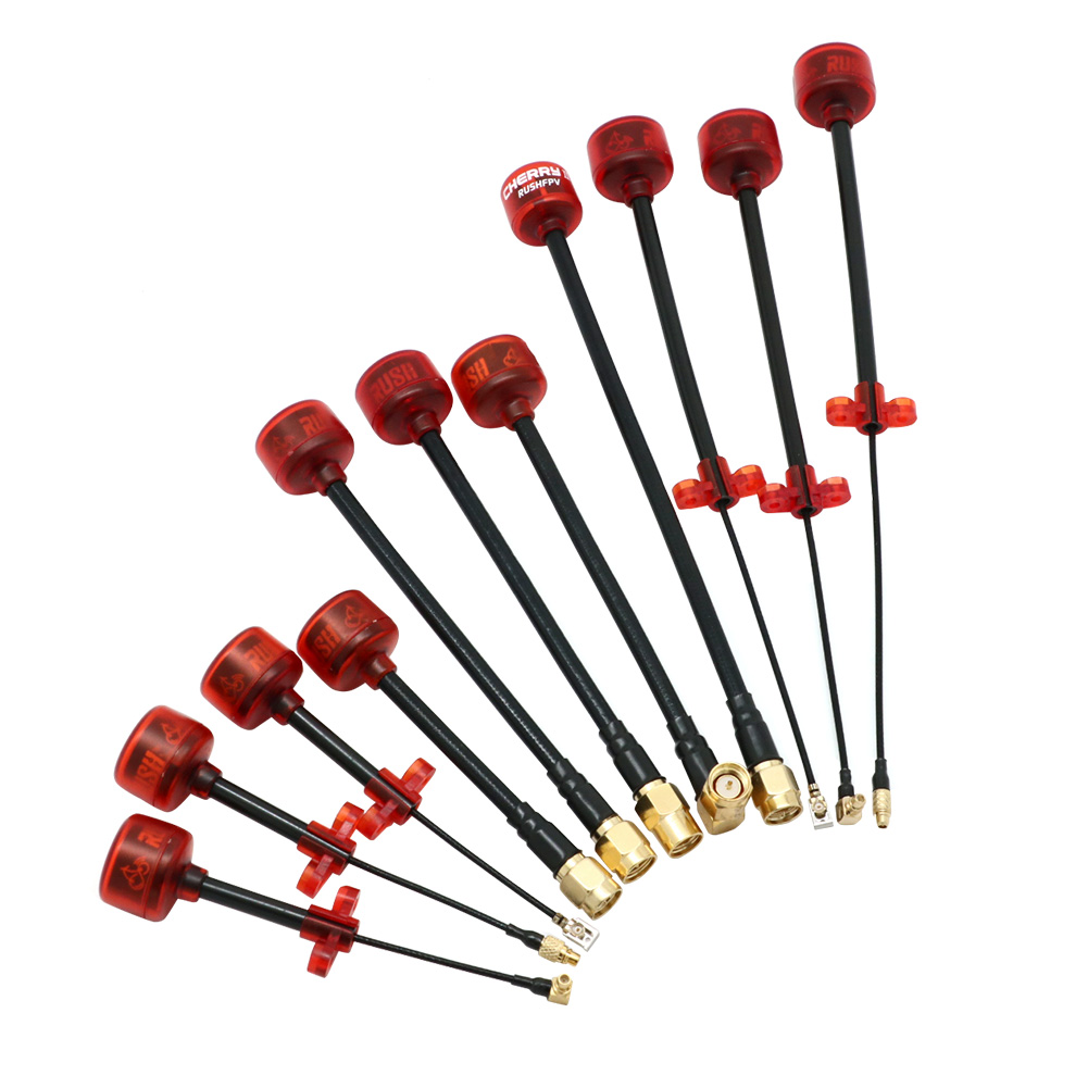 Rush cereja fpv 5.8g antena lh - Fpv Drone Antenna avaliação e preço