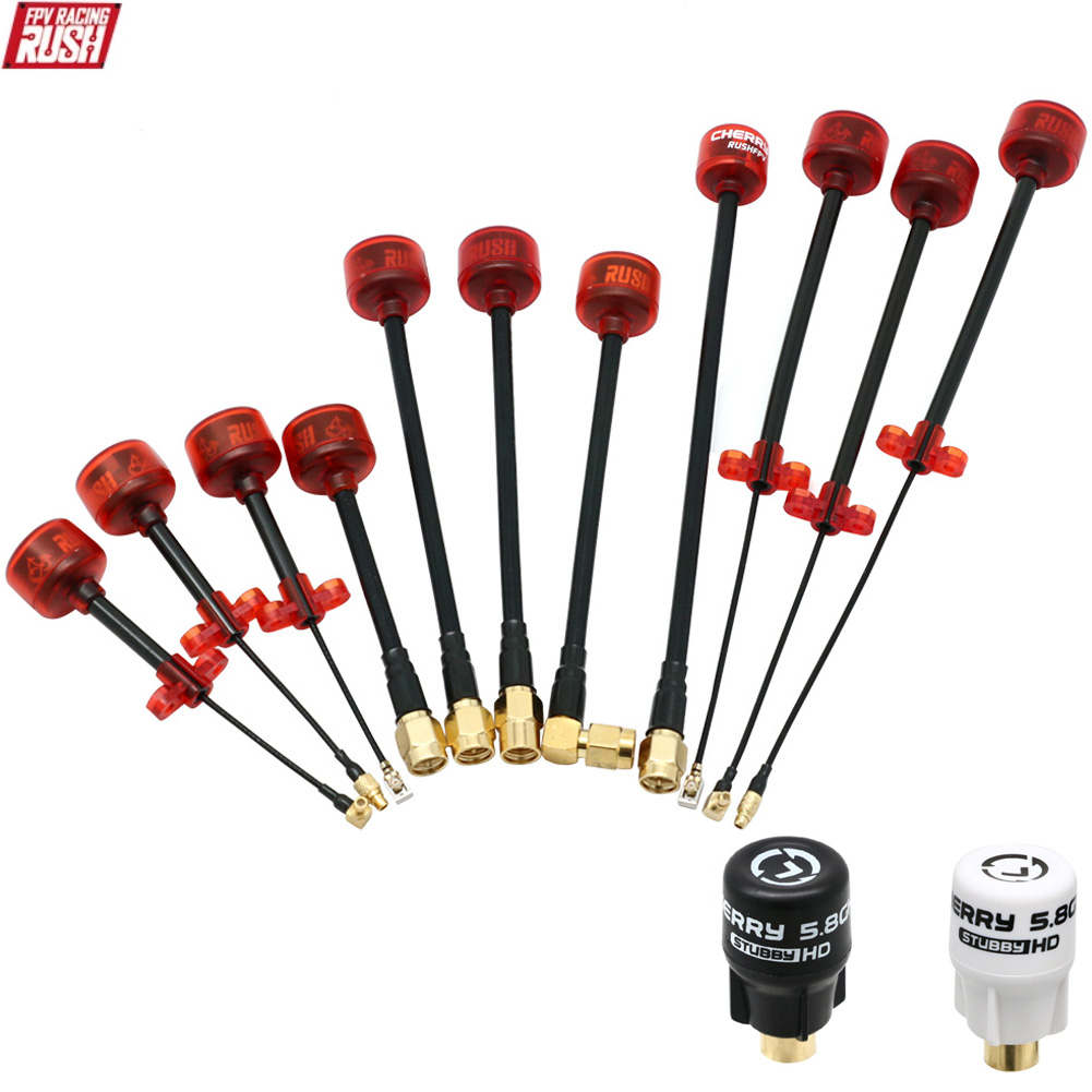 Rush cereja fpv 5.8g antena lh - Fpv Drone Antenna avaliação e preço