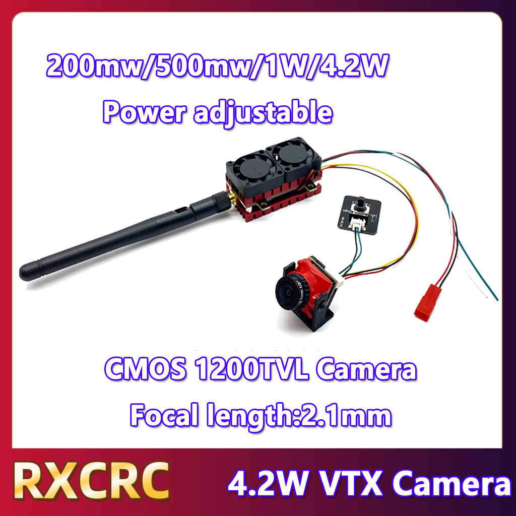 Rxcrc 5.8g 48ch 4.2w transmiss - Fpv Drone Camera avaliação e preço