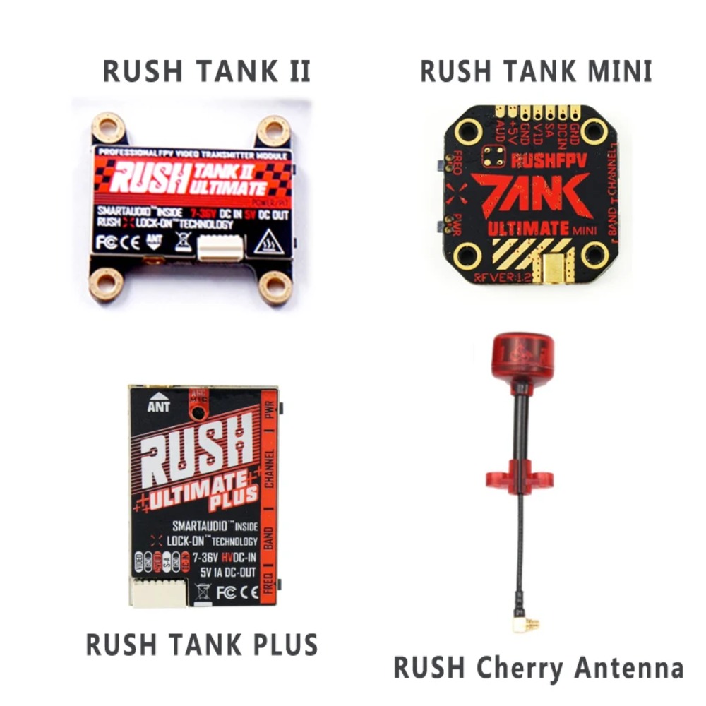 RUSH TANK Ultimate II/Mini/PLU - Fpv Drone Vtx avaliação e preço