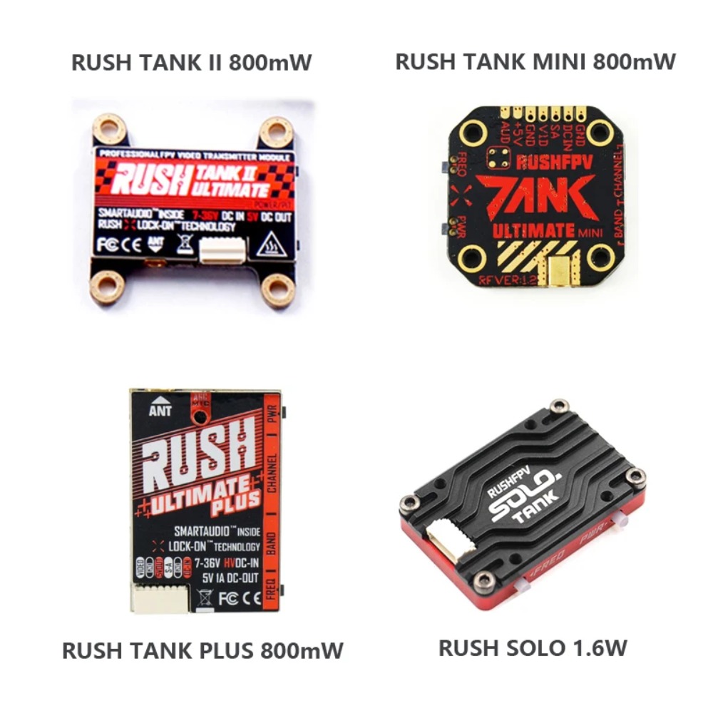 RUSH TANK Ultimate II/Mini/PLU - Fpv Drone Vtx avaliação e preço